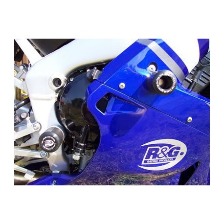 CRASHPADY CLASSIC RG RACING YAMAHA YZF-R1 LOWERS 98- 03 (SWINGARM PIVOT) BLACK