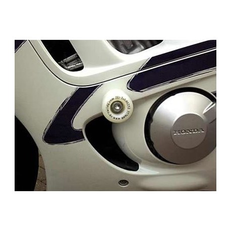 CRASHPADY CLASSIC RG RACING YAMAHA YZF-R1 LOWERS 98- 03 (SWINGARM PIVOT) WHITE