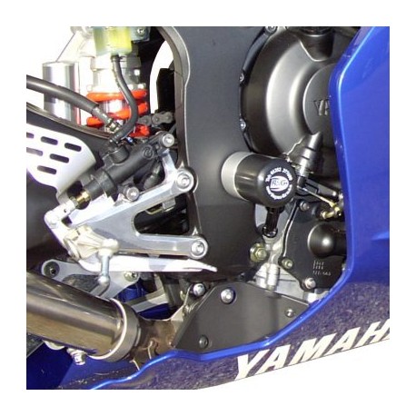 CRASHPADY CLASSIC RG RACING YAMAHA YZF-R6 LOWERS 03- 05 (SWINGARM PIVOT) BLACK