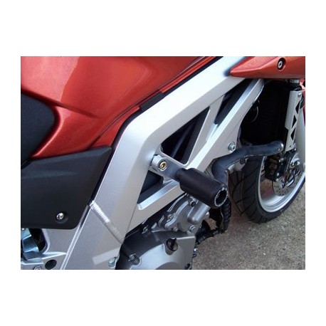 CRASHPADY CLASSIC RG RACING SUZUKI SV1000 K3-K5 (SILVER BLOCKS) BLACK