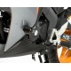 CRASHPADY AERO RG RACING HONDA CBR125R 11- BLACK