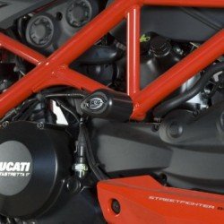 CRASHPADY AERO RG RACING DUCATI 848 STREETFIGHTER BLACK