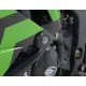 CRASHPADY AERO RG RACING RACE ONLY, KAWASAKI ZX6R 09- 12 BLACK