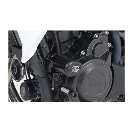 CRASHPADY AERO RG RACING HONDA CB500F 13-/CB500X 13-/CB400X 13- BLACK