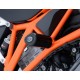 CRASHPADY AERO RG RACING KTM 1290 SUPER DUKE R 14- 19/1290 SUPER DUKE GT 16- BLACK