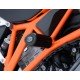 CRASHPADY AERO RG RACING KTM 1290 SUPER DUKE R 14- 19/1290 SUPER DUKE GT 16- BLACK