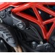 CRASHPADY AERO RG RACING DUCATI MONSTER 1200(S)/MONSTER 821/MONSTER 1200R BLACK