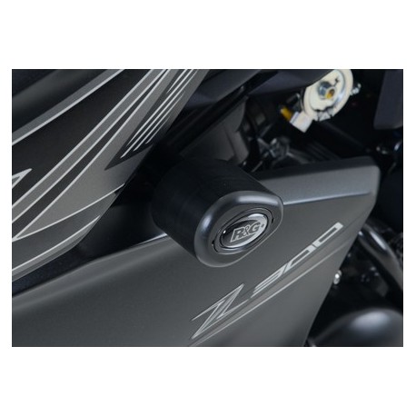 CRASHPADY AERO RG RACING KAWASAKI Z250 13- 18/Z300 15- BLACK