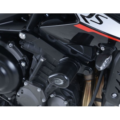 CRASHPADY AERO RG RACING TRIUMPH STREET TRIPLE 765 RS/R/S 17- BLACK