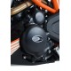 OSŁONA SILNIKA RG RACING KTM 390 DUKE UP TO 15/RC 390 UP TO 15, LEWA STRONA BLACK