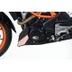 OSŁONA SILNIKA RG RACING KTM 390 DUKE 16-/RC 390 16-, LEWA STRONA BLACK