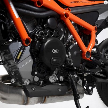 OSŁONA SILNIKA RG RACING, LEWA STRONA OSŁONA GENERATORA KTM 1290 SUPER DUKE R 20- BLACK