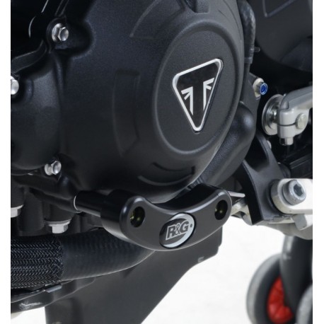 SLIDERY SILNIKA RG RACING TRIUMPH SPEED TRIPLE S 16- / SPEED TRIPLE R 16-, LEWA STRONA BLACK