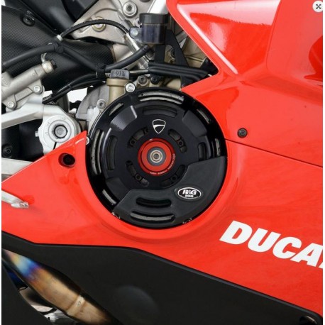 SLIDERY SILNIKA RG RACING DUCATI PANIGALE V4R 19-, PRAWA STRONA BLACK