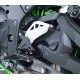 OSŁONA WAHACZA RG RACING KAWASAKI ZX-10R 11-16, 4 CZĘŚCI BLACK