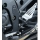 OSŁONA WAHACZA RG RACING KAWASAKI ZZR1400 (ZX-14) 2012-, 2 CZĘŚCI BLACK