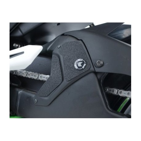 OSŁONA WAHACZA RG RACING KAWASKI H2/H2R, 3 CZĘŚCI BLACK