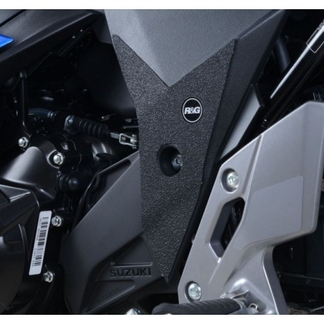 OSŁONA WAHACZA RG RACING SUZUKI GSX250R 17-, 2 CZĘŚCI BLACK