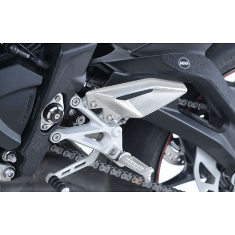 OSŁONA WAHACZA RG RACING TRIUMPH STREET TRIPLE 765 RS/R/S 17-, 4 CZĘŚCI BLACK