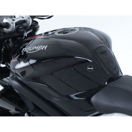 TANKPAD ANTYPOŚLIZGOWY 6 CZĘŚCI RG RACING TRIUMPH 675 DAYTONA/STREET TRIPLE (13-) BLACK