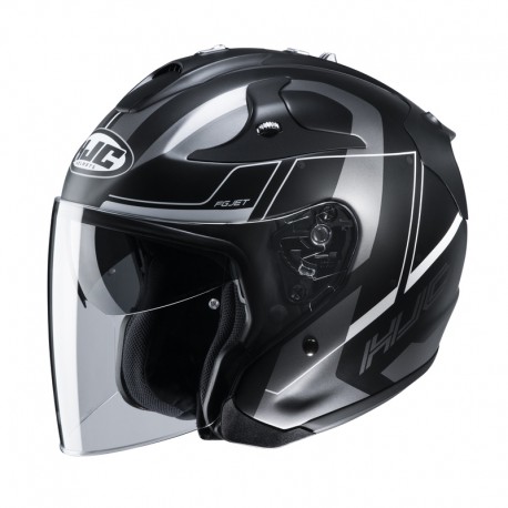 KASK HJC FG-JET KOMINA BLACK/GREY XS