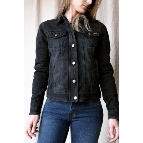 KURTKA JEANS BROGER FLORIDA LADY WASHED BLACK DXS