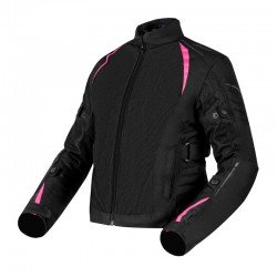 KURTKA TEKSTYLNA OZONE FLOW LADY BLACK/PINK DXXS