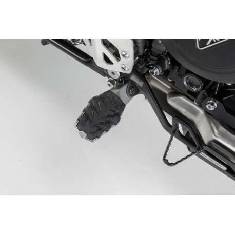 PODNÓŻKI EVO SW-MOTECH TRIUMPH TIGER 800 (10-)/1200 (11-15), SCRA 1200, BLACK/SILVER