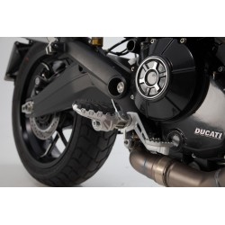 PODNÓŻKI EVO SW-MOTECH DUCATI MODELS, BLACK/SILVER