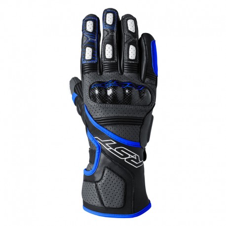 RĘKAWICE SKÓRZANE RST FULCRUM CE GREY/BLUE/BLACK S (3179)