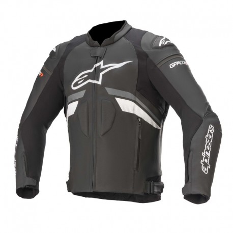 KURTKA SKÓRZANA ALPINESTARS GP PLUS R V3 BLACK/DARK GREY/WHITE 48