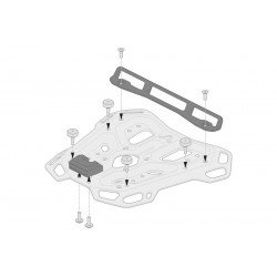 ZESTAW ADAPTERÓW DO ADVENTURE-RACK DO KUFRÓW SHAD 2 SW-MOTECH BLACK