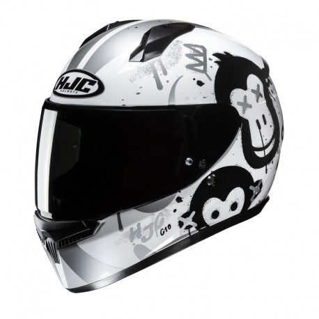 KASK HJC C10 GETI BLACK/SILVER XXXS