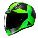 KASK HJC C10 TEZ FLUO GREEN/BLACK XXXS