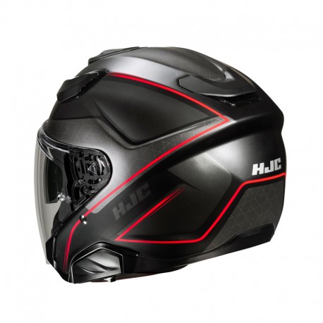 KASK HJC F31 LUDI BLACK/RED XS