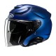 KASK HJC F31 SOLID SEMI FLAT METALLIC BLUE XS