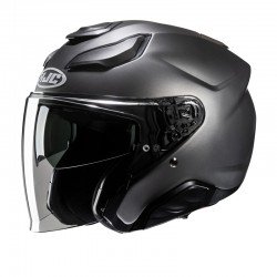 KASK HJC F31 SOLID SEMI FLAT TITANIUM XS