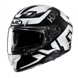 KASK HJC F71 BARD BLACK/WHITE