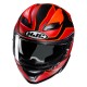 KASK HJC F71 IDLE RED/BLACK XS