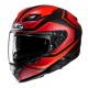 KASK HJC F71 IDLE RED/BLACK XS