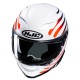 KASK HJC F71 ZEN WHITE/RED XS