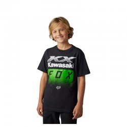 T-SHIRT FOX JUNIOR FOX X KAWI BLACK YS