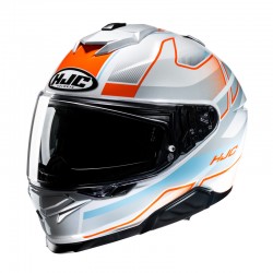 KASK HJC I71 IORIX SILVER/ORANGE