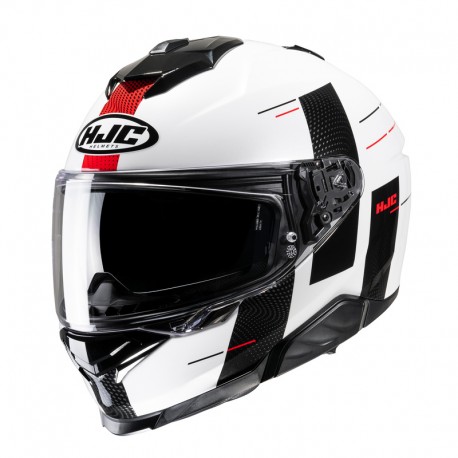 KASK HJC I71 PEKA WHITE/BLACK/RED XS