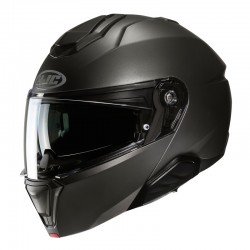 KASK HJC I91 SOLID SEMI FLAT TITANIUM XS