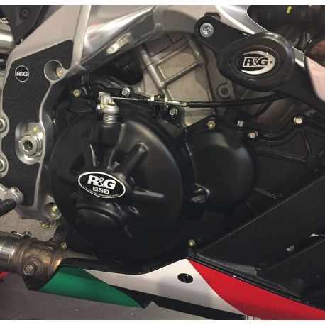 ZESTAW OSŁON SILNIKA RG RACING APRILIA RSV4 09-14, V4 TUONO 11-17 (2 CZĘŚCI) BLACK RACE