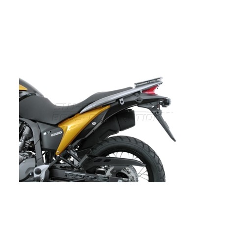 ZESTAW KUFRÓW BOCZNYCH TRAX ADV I STELAŻY SW-MOTECH HONDA XL 700 V TRANSALP (07-12), BLACK 37/37L