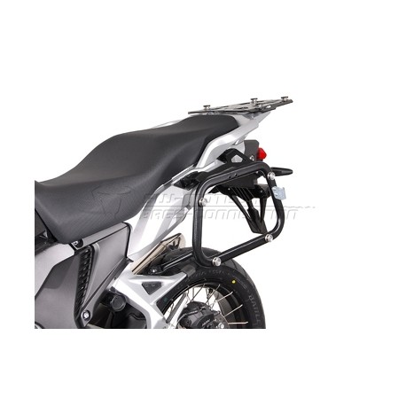 ZESTAW KUFRÓW BOCZNYCH TRAX ADV I STELAŻY SW-MOTECH HONDA CROSSTOURER (11-), BLACK 37/37L