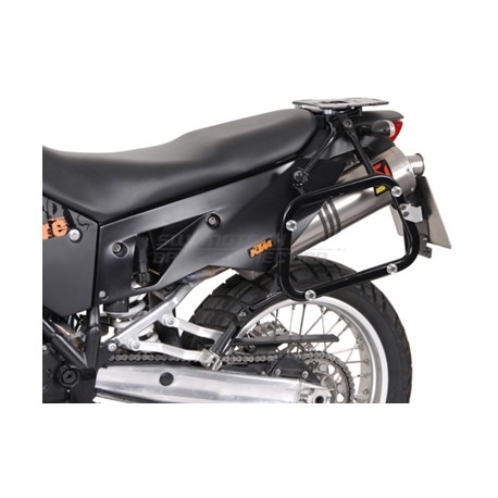 STELAŻ EVO NA KUFRY BOCZNE SW-MOTECH KTM LC8 950/990 ADVENTURE, BLACK