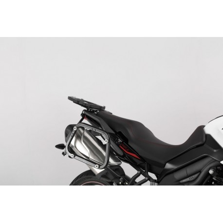 STELAŻ EVO NA KUFRY BOCZNE SW-MOTECH TRIUMPH TIGER 1050 SPORT (13-), BLACK